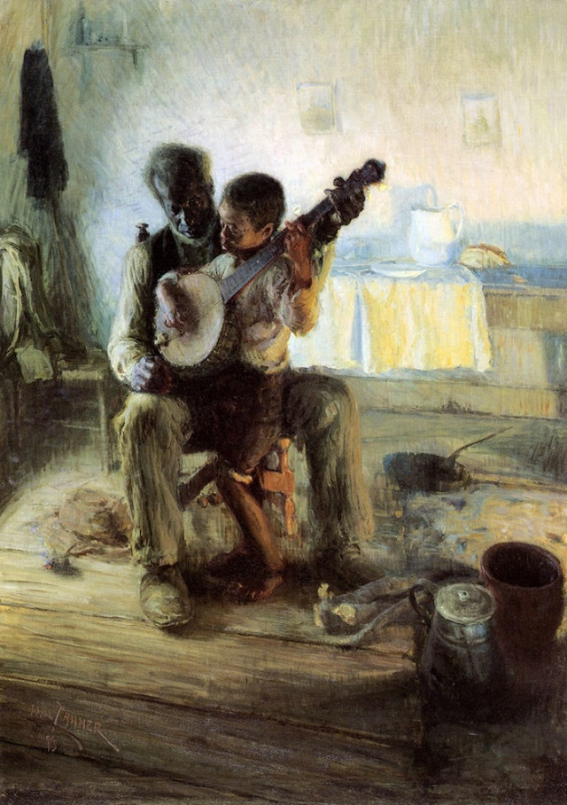 The Banjo Lesson, by Henry Ossawa Tanner, 1893.